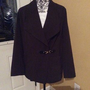 Chico brown blazer size 1 NWT